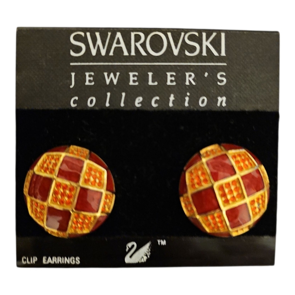 Swarovski Vintage Earrings Bundle – Jeweler’s Collection (3 Pairs) - Picture 4 of 5